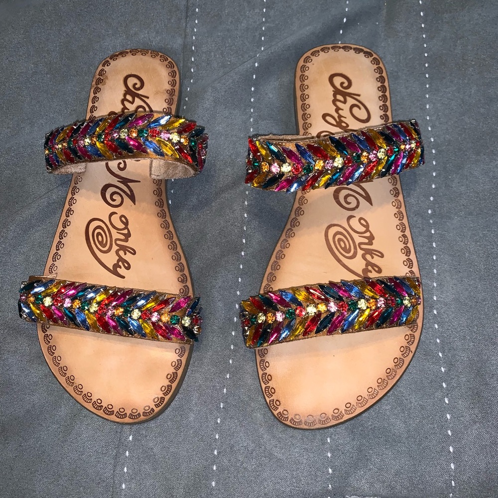Jeweled sandals